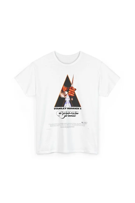 RARE Cult Classic Clockwork Orange Movie Poster Tee Cult Movie Shirt Film Noir Shirt