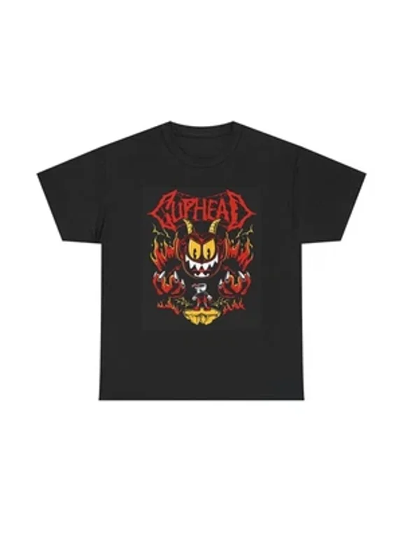 RARE Cuphead Graphic T Shirt NEW Cotton Tee Gift