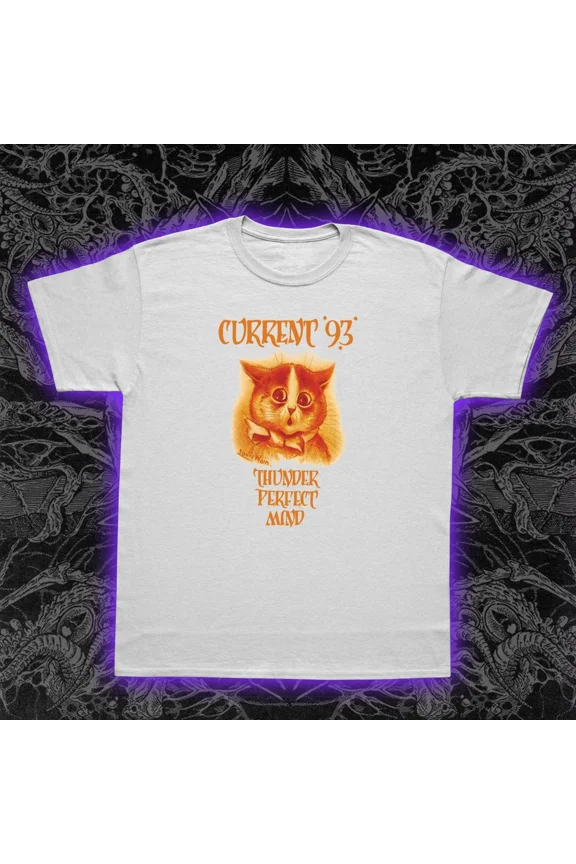 RARE Current 93 Thunder Perfect Mind T-Shirt Neofolk Apocalyptic Folk David Tibet Tee