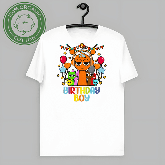 RARE Custom Sprunki Birthday Classics T-shirt, Personalized Birthday Design, for men & women, up to size 5XL.-TH57216