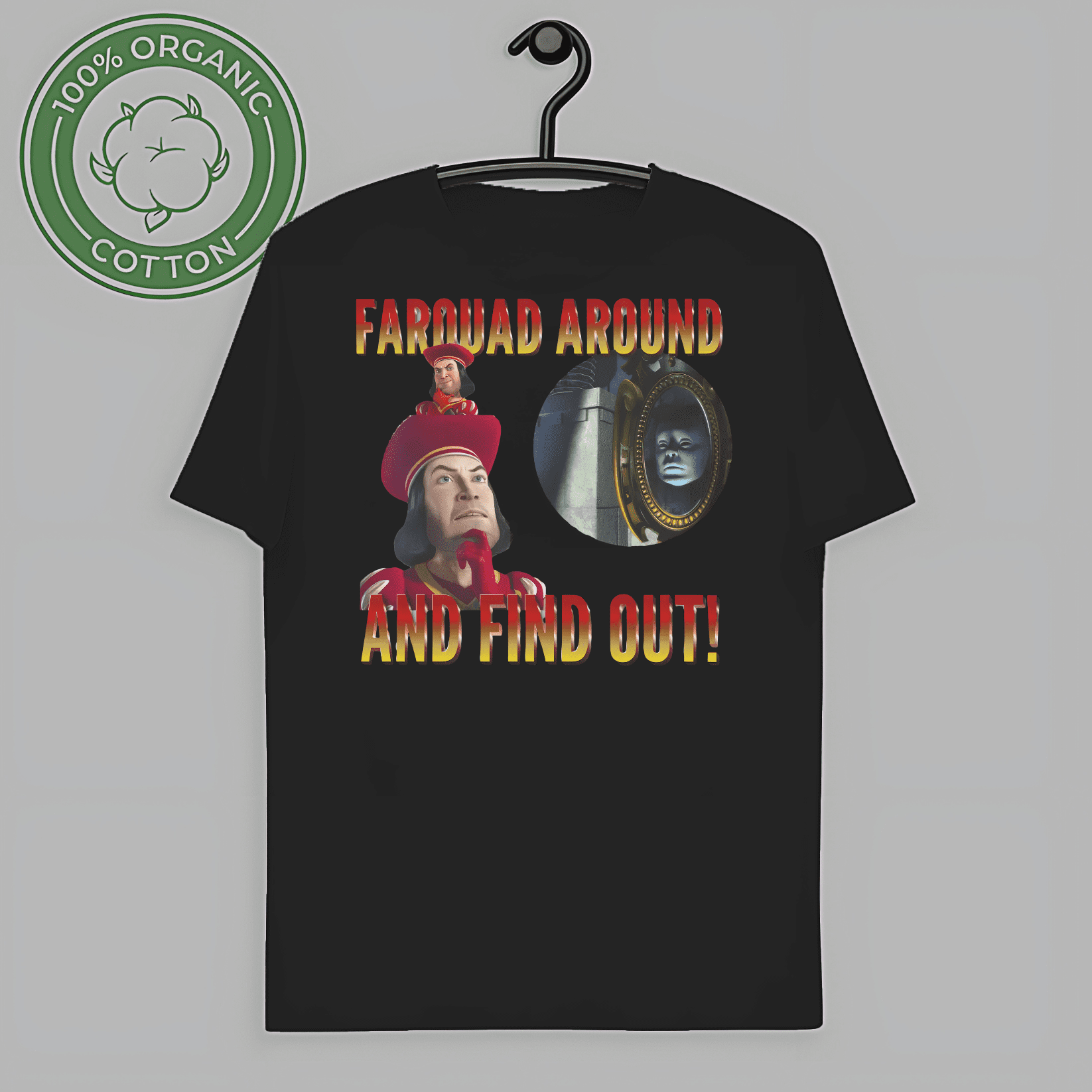 RARE Daily, Farquad Around And Find Out, Lord Farad T-shirt-TH62319