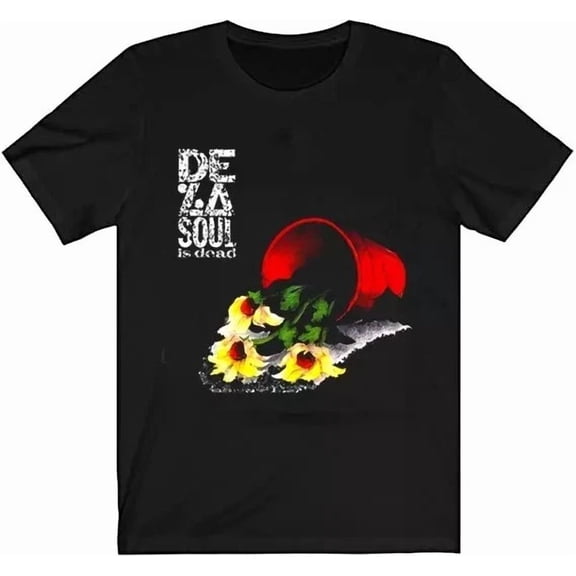 RARE De La Soul Album De La Soul Is Dead T shirt Black Size S-4XL