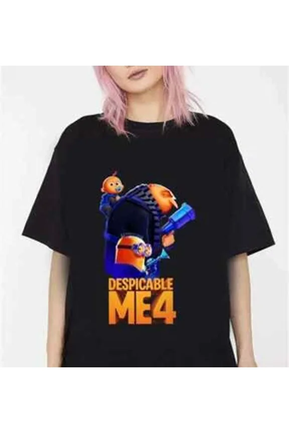 RARE Despicable Me 4 2024 Movie T-Shirt, Minions T-shirt, Gru Family TShirt