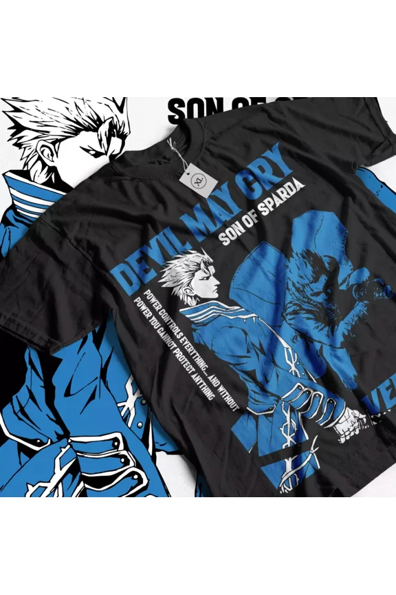 RARE Devil May Cry virgil Unisex Men's Cotton T-Shirt XS - 5XL