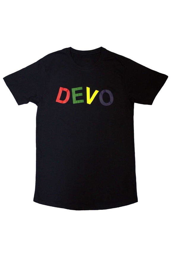RARE Devo Logo Black Cotton T-Shirt All size S-345XL Gift Friends 4HRT43