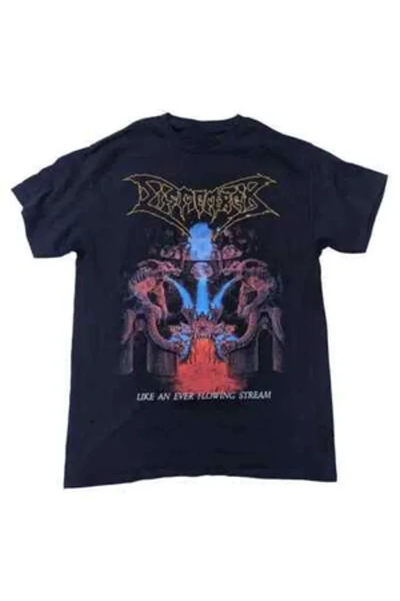RARE Dismember - Like An Everflowing Stream Gift For Fan Cotton Black T-Shirt
