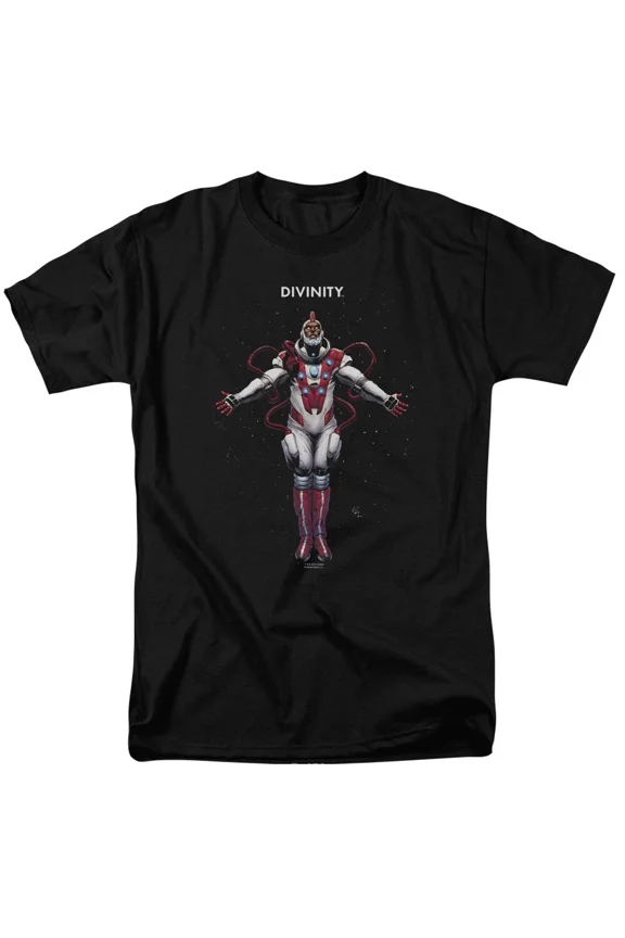 RARE Divinity Space T Shirt Licensed Comic Book Video Game Tee Black