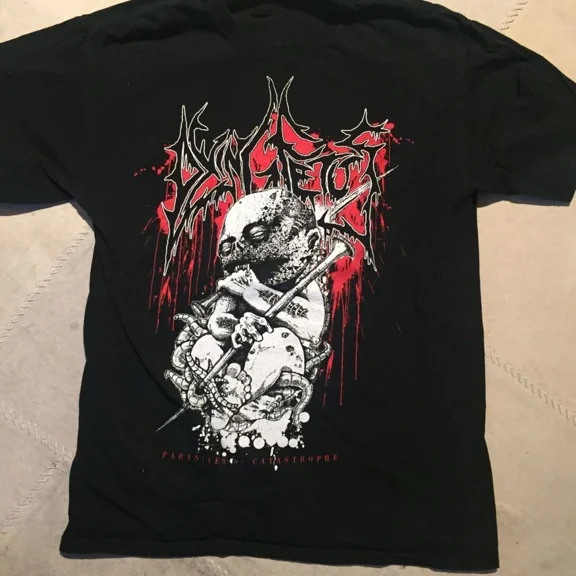RARE Dying Fetus Parasites Of Catastrophe T-shirt Unisex Cotton tee All Sizes BO1298