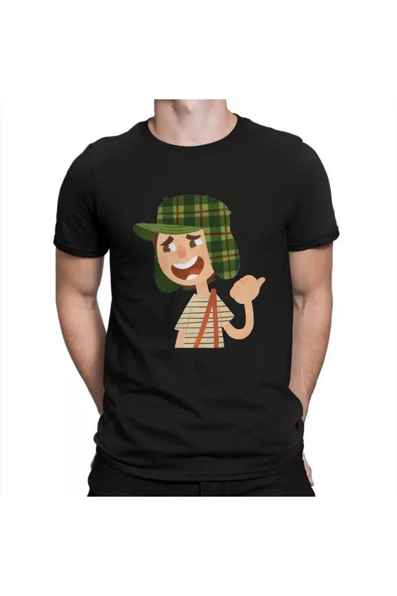 RARE El Chavo Animated Man TShirt Main Character Individuality T Shirt Graphic Street