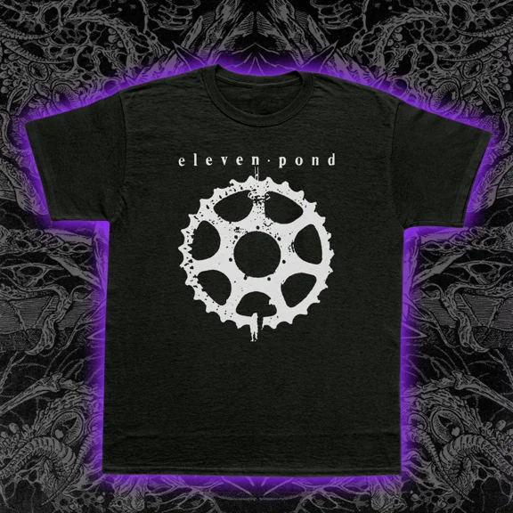 RARE Eleven Pond T-Shirt Post-Punk Coldwave Synth-Pop Bas Relief Music Tee S-5XL