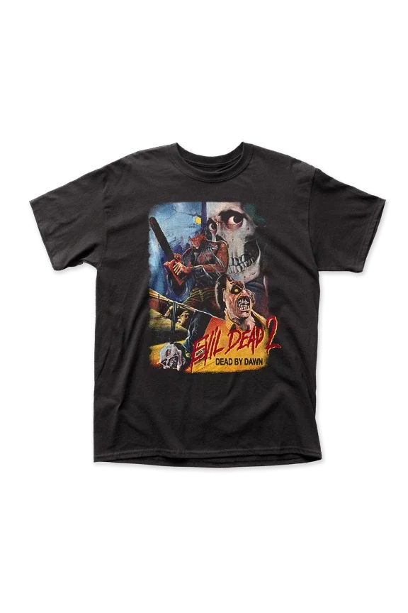 RARE Evil Dead 2, Dead by Dawn "Thai Poster" Mens Unisex T-Shirt, Available Sm to 2x