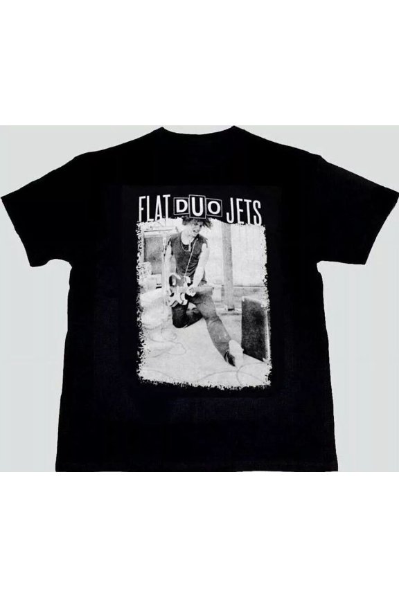 RARE FLAT DUO JETS rock band t-shirt, gift for fan, unisex t-shirt S-5XL SS9044