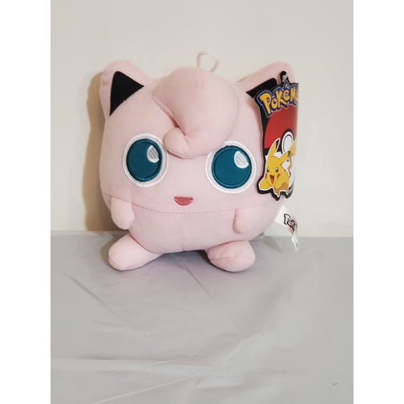 RARE Factory  Pokemon Jigglypuff Character 7" Plush  Toy Factory Stuffed Animal 2024 (BONUS 1 FUN CHOPS)