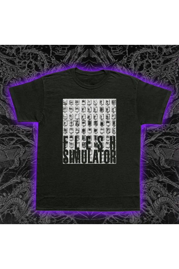 RARE Flesh Simulator FOIA T-Shirt Experimental Music Conspiracy Art Underground Tee