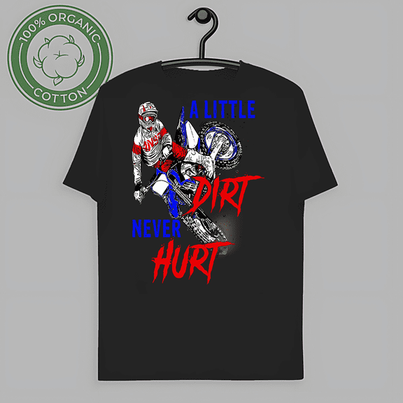 RARE Funny Dirt Bike Design For Kids Boys Girls Motorbike Racing Unisex T-shirt-TH60329