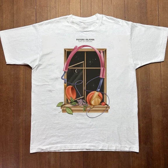 RARE Future Islands White T-Shirt Cotton Full Size Unisex S-5XL JK637