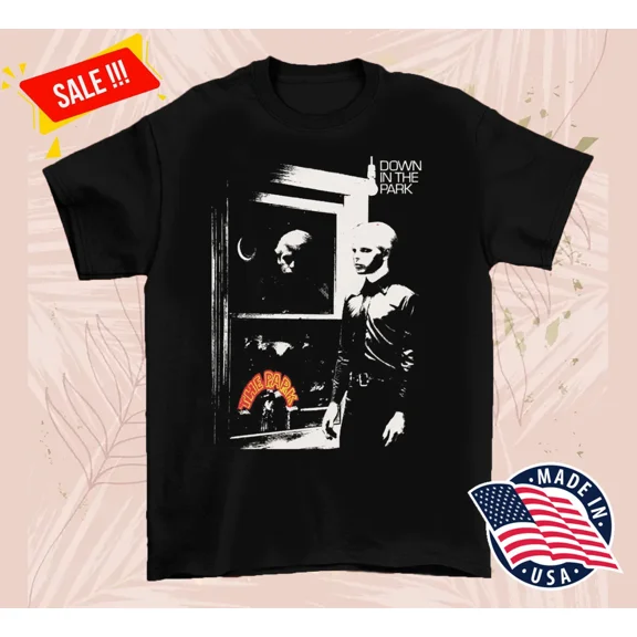 RARE Gary Numan Down in the Park Short Sleeve Unisex T-Shirt Full Size S To 5XL AL433