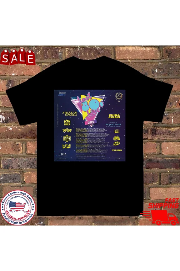 RARE General Public Tour 2025 Lost 80's Live T Shirt Full Size S-5XL TT1027