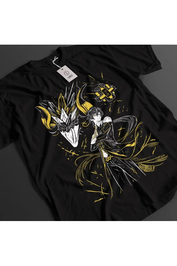 RARE Genshin Impact Shirt Nahida Tshirt Ei T-Shirt Xiao Top Hu Tao Kazuha Anime Tee