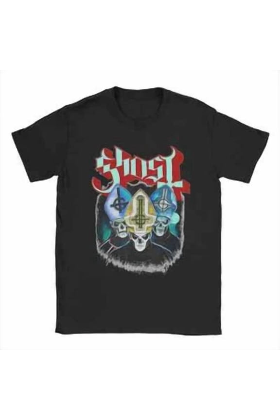 RARE Ghost B.C. Band Men's T Shirt Funny Tees Short Sleeve Crew Neck T-Shirt