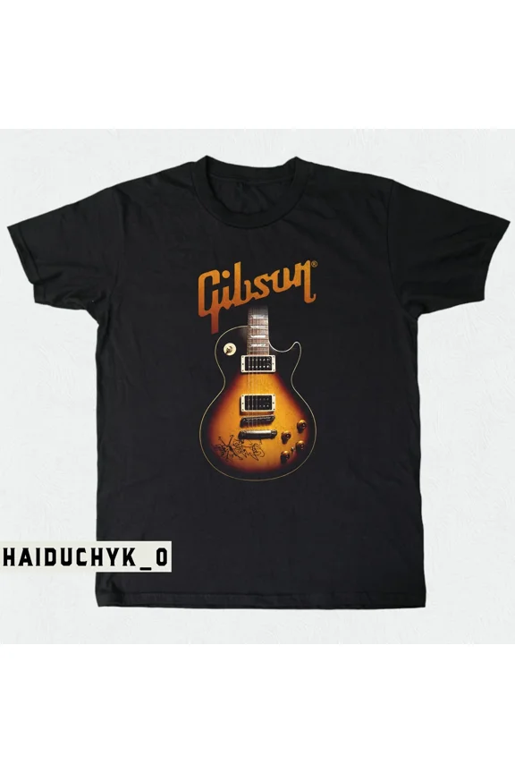 RARE Gibson Slash Unisex Black T-shirt S-5XL