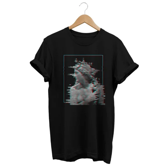 RARE Glitch Edgy Tshirt, Alternative Clothes, Grunge Clothing, Vaporwave shirt