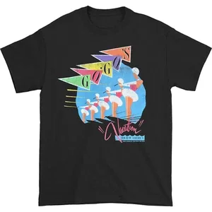 RARE Go-Go’s band Vacation Album Cotton Black All Size Unisex Shirt IN545