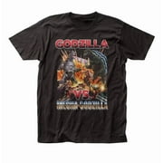 STREETEDGE FASHION RARE Godzilla Godzilla VS. Mecha-Godzilla Mens T Shirt Cult Classic Movie Tee Black