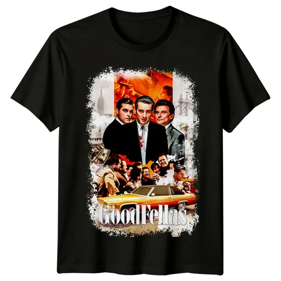 RARE GoodFellas (1990) Movie Poster Inspired T-Shirt Retro 80s Tee