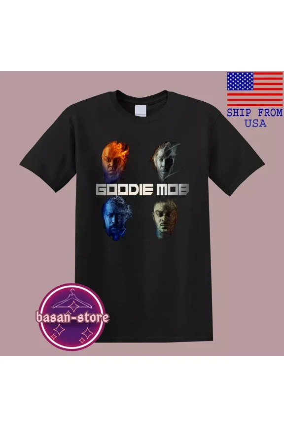 RARE Goodie Mob CeeLo Green Khujo Men's Black Size S to 5XL