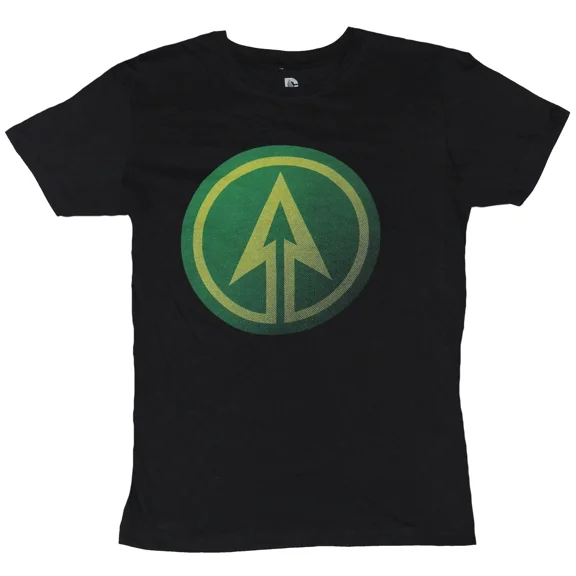 RARE Green Arrow Adult New T-Shirt - Arrow CW Series Green Up Arrow Logo