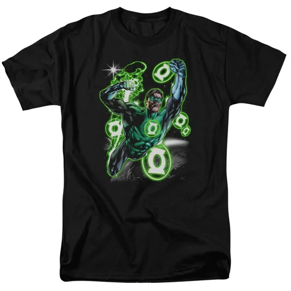 RARE Green Lantern Earth Sector T Shirt Licensed Comic Book Tee Black