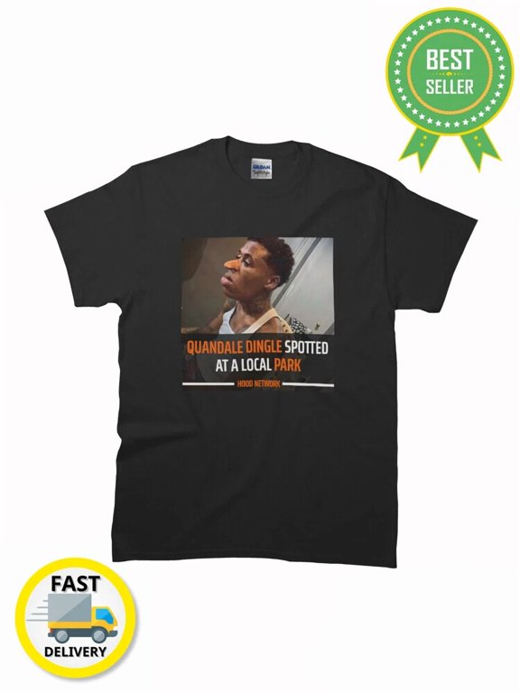 RARE HD Meme Face Quandale Dingle Spotted at a Local Park Class T-Shirt Size S to 2XL