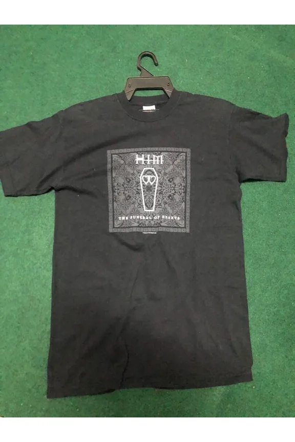 RARE HIM band shirt brand new, rock band t-shirt, unisex full sizes TE4444