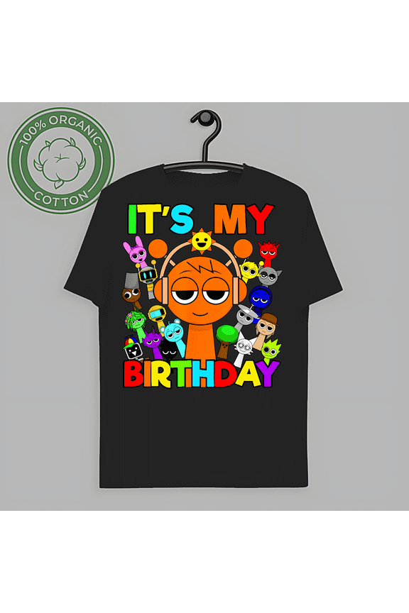 RARE Happy Sprunki For Birthday Decoration For Boys And Girls T-Shirt Unisex S-5XL Hot Trending Shirt, Vintage Birthday Gift-TH62099