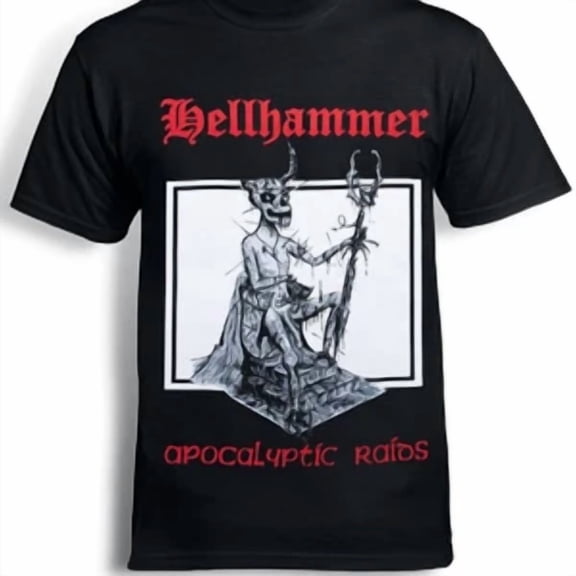 RARE Hellhammer band Apocalyptic Raids T-shirt Unisex All sizes S-5Xl 1U247