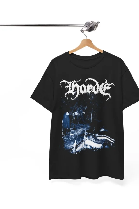 RARE Horde Hellig Usvart Australian Black Metal Shirt Music T-Shirt S-5XL, Best Gift