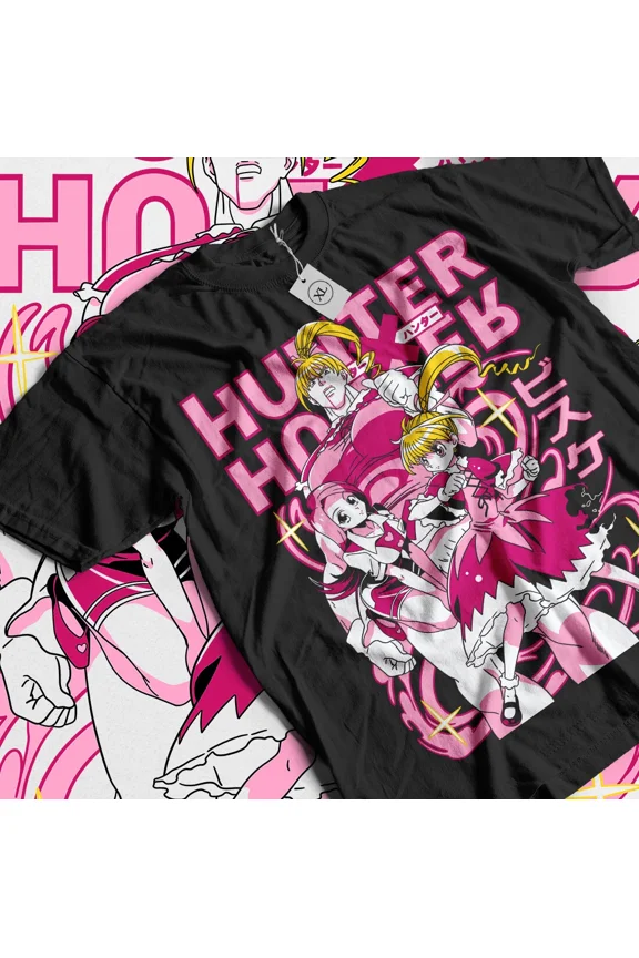 RARE Hunter X Hunter T-Shirt Gon Killua Anime Manga biscuit Girl Gift Shirt All Size