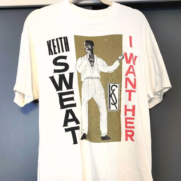 RARE I Wnat Her Sweat Keith Shirt Short Sleeve White Unisex S-4XL