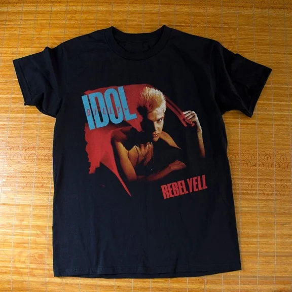 RARE IDOL Billy Rebel Yell Unisex Black T-shirt Size S-5XL