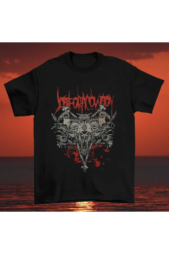 RARE Job For A Cowboy Bone Band Short Sleeve T Shirt Full Size S-5XL TT406