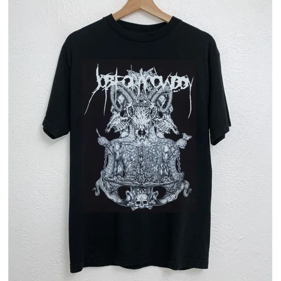 RARE Job For A Cowboy Illuminating Scriptures Black All Size Gift For Fan Shirt BT84