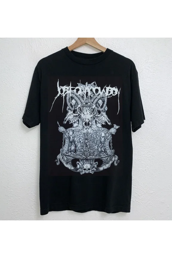 RARE Job For A Cowboy Illuminating Scriptures Black All Size Gift For Fan Shirt BT84