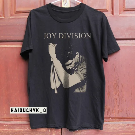 RARE Joy Division IAN CURTIS Rock Band Unisex Black T-shirt Size S-5XL
