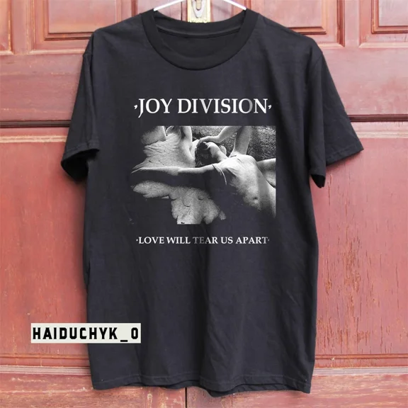 RARE Joy Division - Love Will Tear Us Apart Rock Band Unisex Black T-shirt Size S-5XL