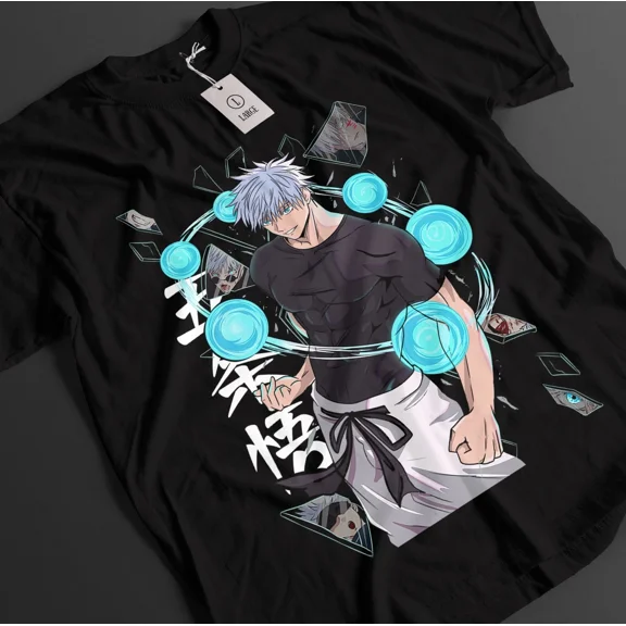 RARE Jujutsu Kaisen Shirt Gojo Satoru T-Shirt Sukuna Toji Top JJK Anime Unisex Tee