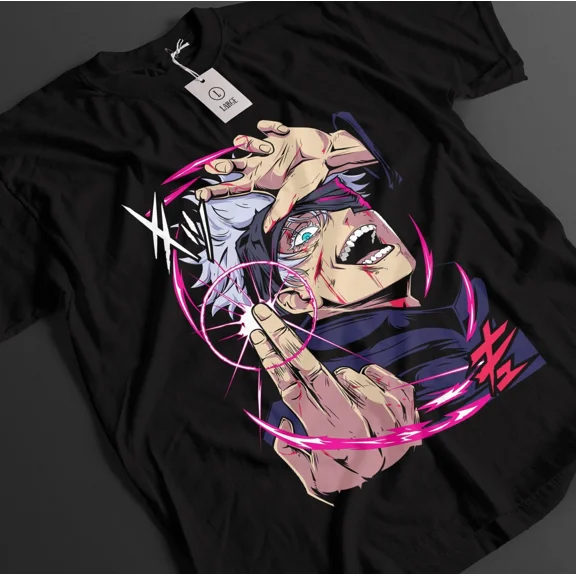RARE Jujutsu Kaisen Shirt Gojo Satoru T-Shirt Sukuna Toji Top JJK Anime Unisex Tee