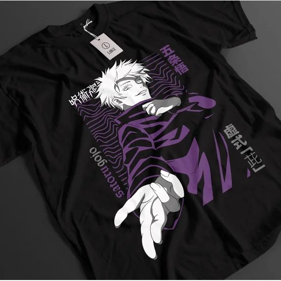 RARE Jujutsu Kaisen Shirt Gojo Satoru T-Shirt Sukuna Toji Top JJK Anime Unisex Tee