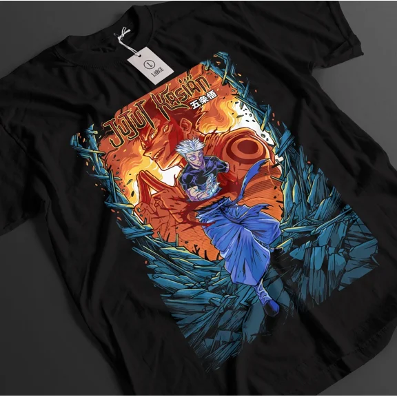 RARE Jujutsu Kaisen Shirt Gojo Satoru T-Shirt Sukuna Toji Top JJK Anime Unisex Tee