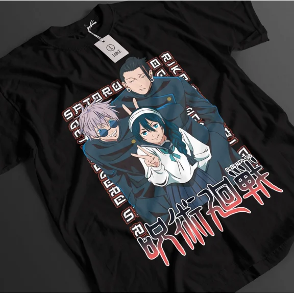 RARE Jujutsu Kaisen Shirt Gojo T-Shirt Geto Top Amanai Tshirt JJK Anime Sukuna Tee
